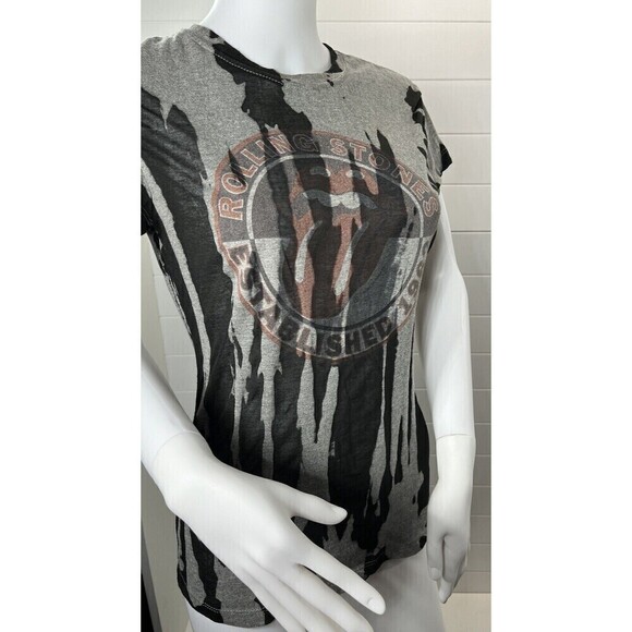 Vintage 1997 The Rolling Stones Burn Out Concert T Shirt Large Burn Out *Flaw - Picture 9 of 13